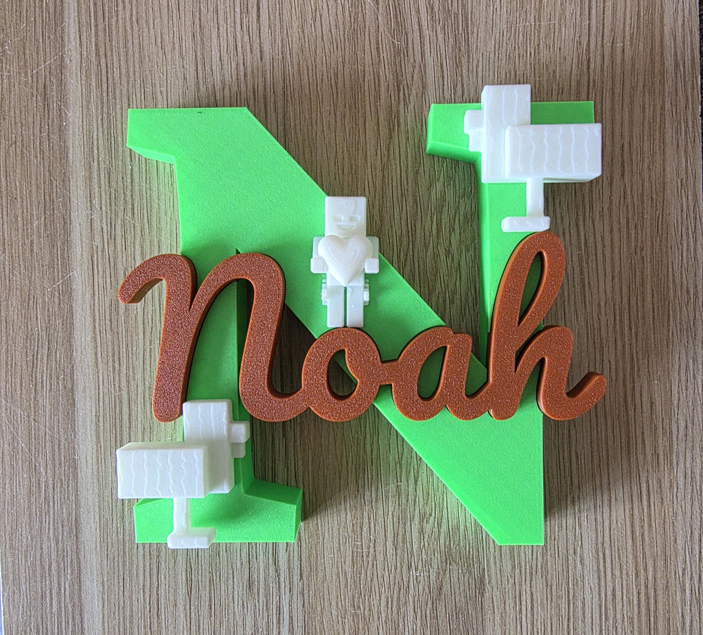 Custom 3D Printed Name Sign