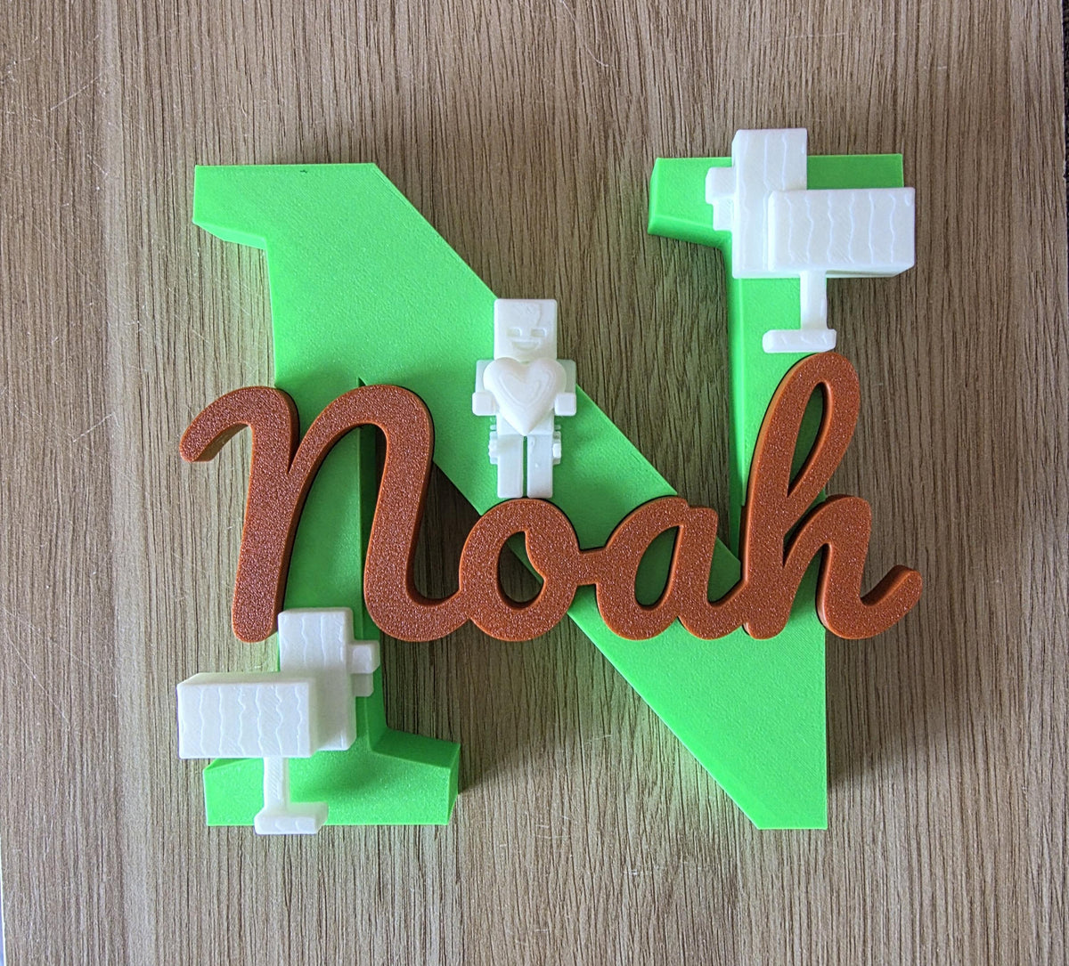 Custom 3D Printed Name Sign
