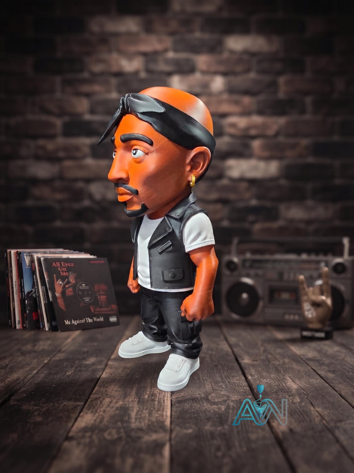 3D Printed Rap Legend Figure