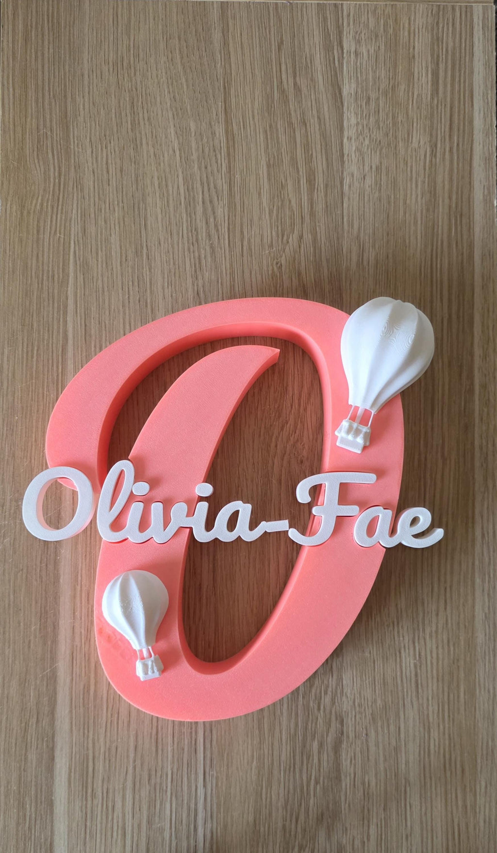Custom 3D Printed Name Sign