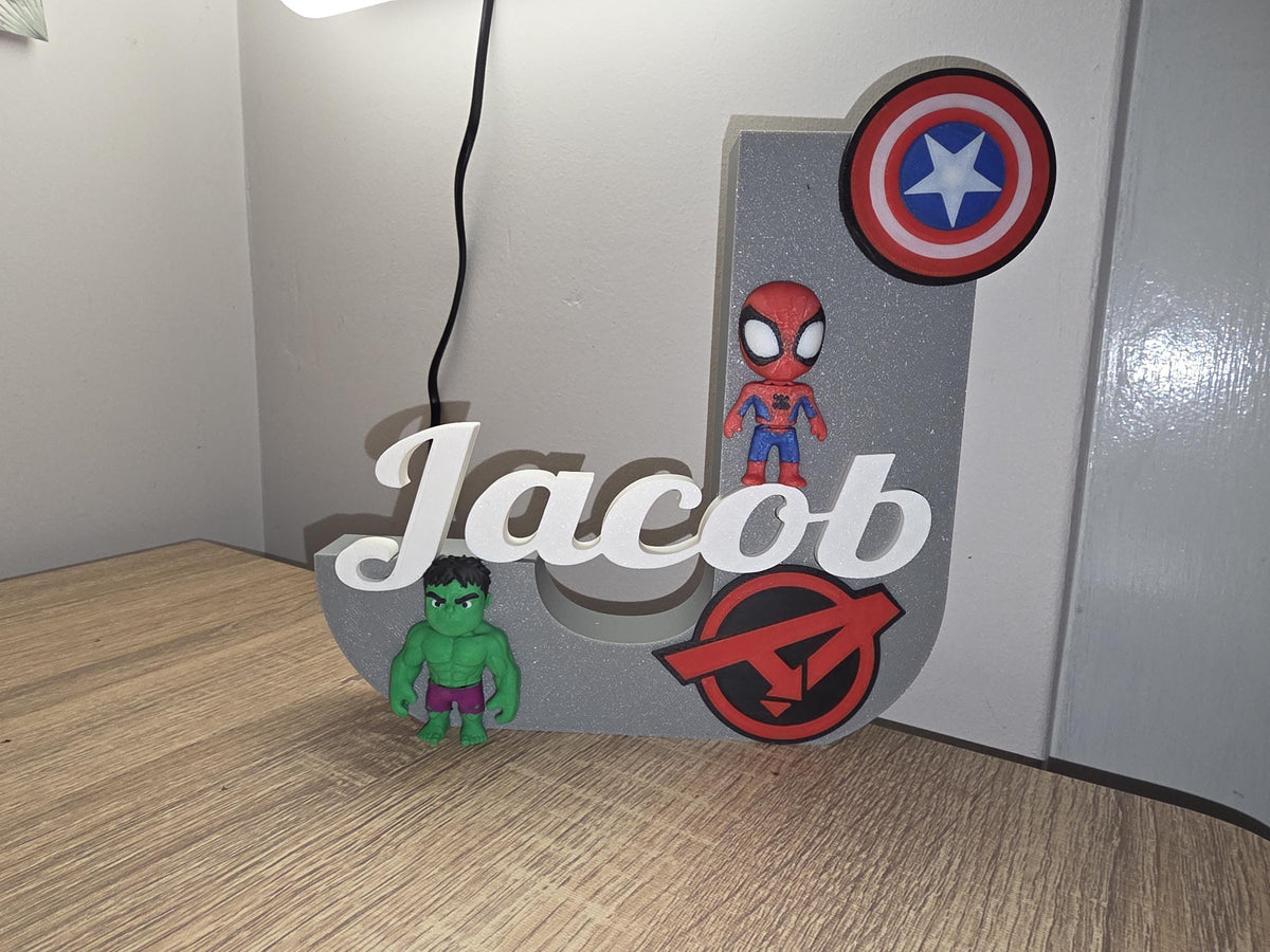 Custom 3D Printed Name Sign