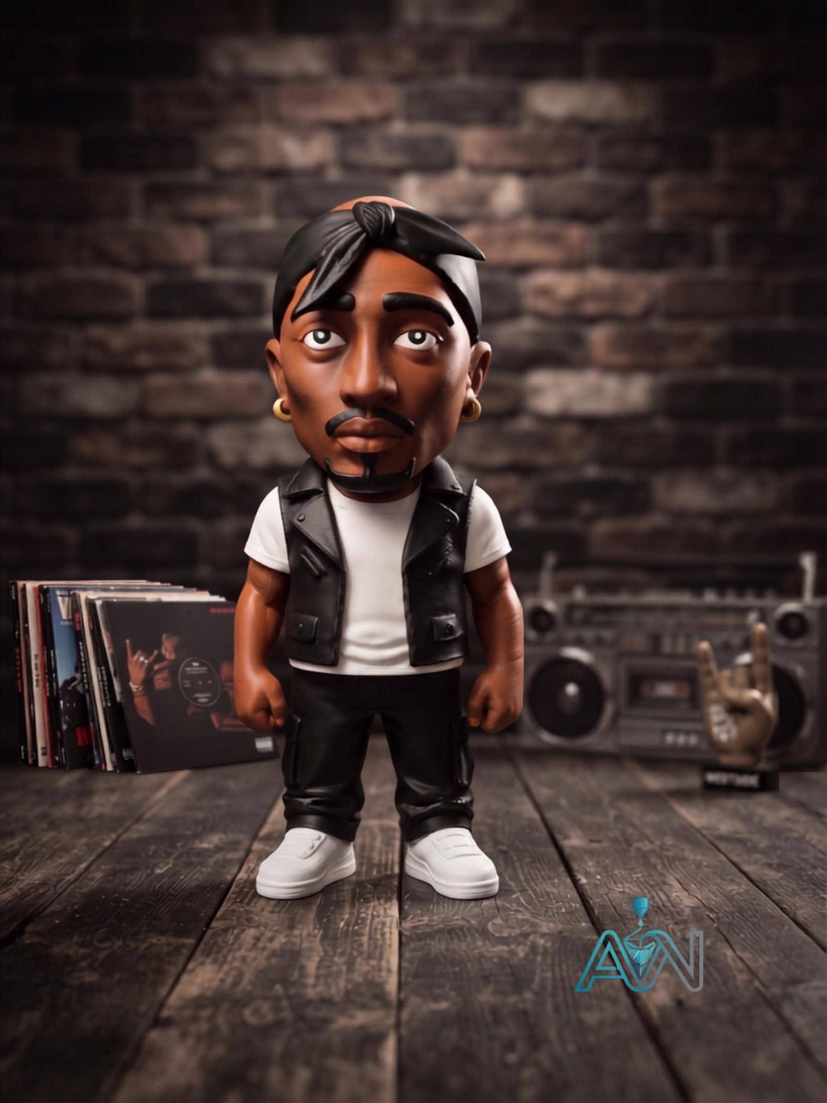 3D Printed Rap Legend Figure