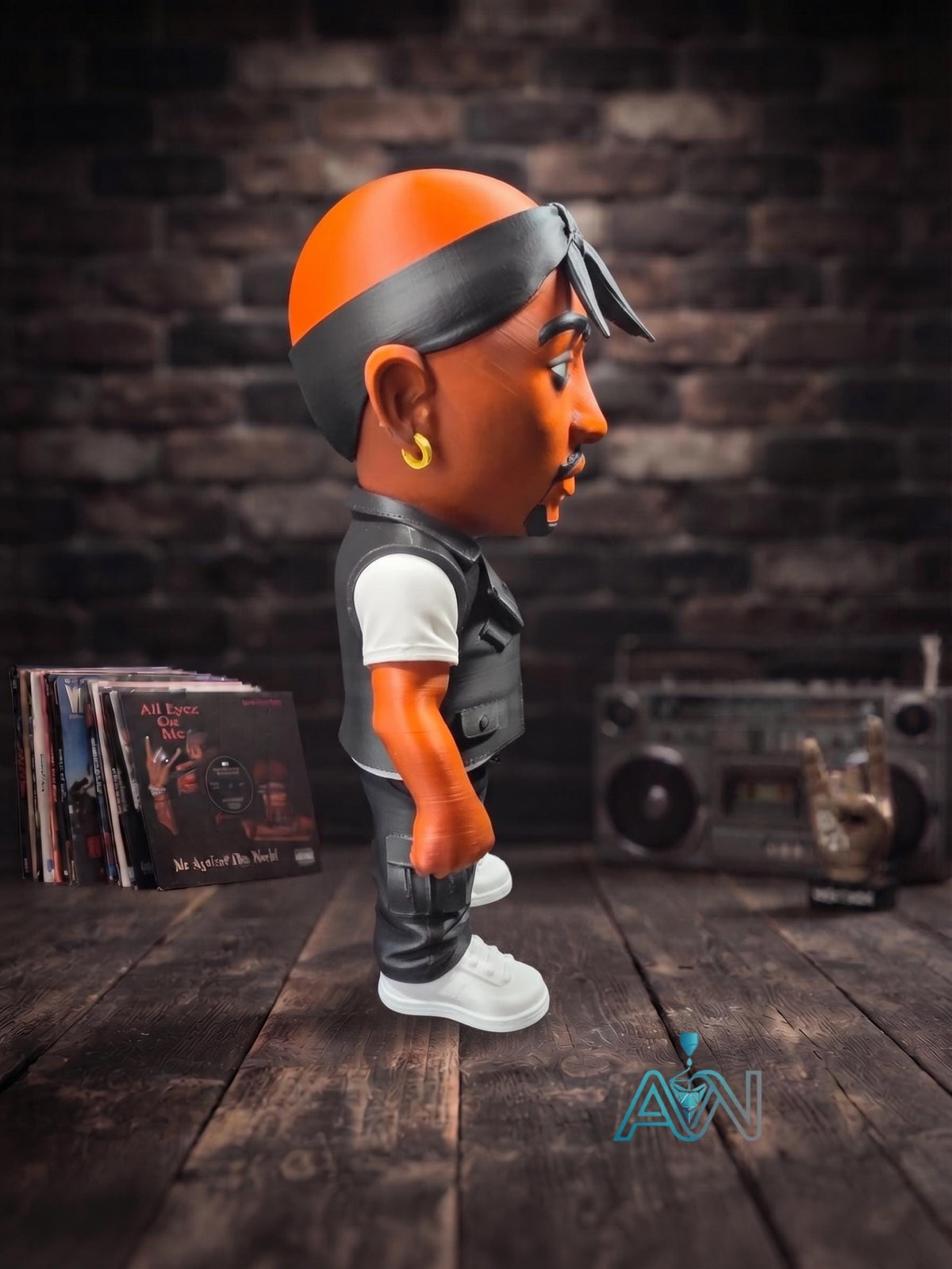 3D Printed Rap Legend Figure