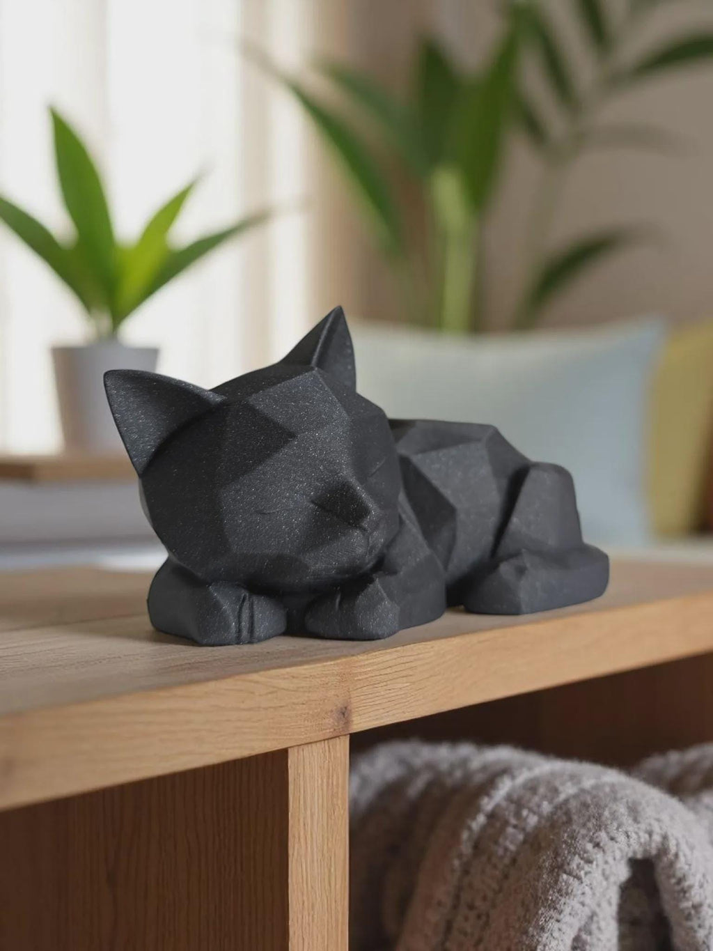 Low Poly Sleeping Cat