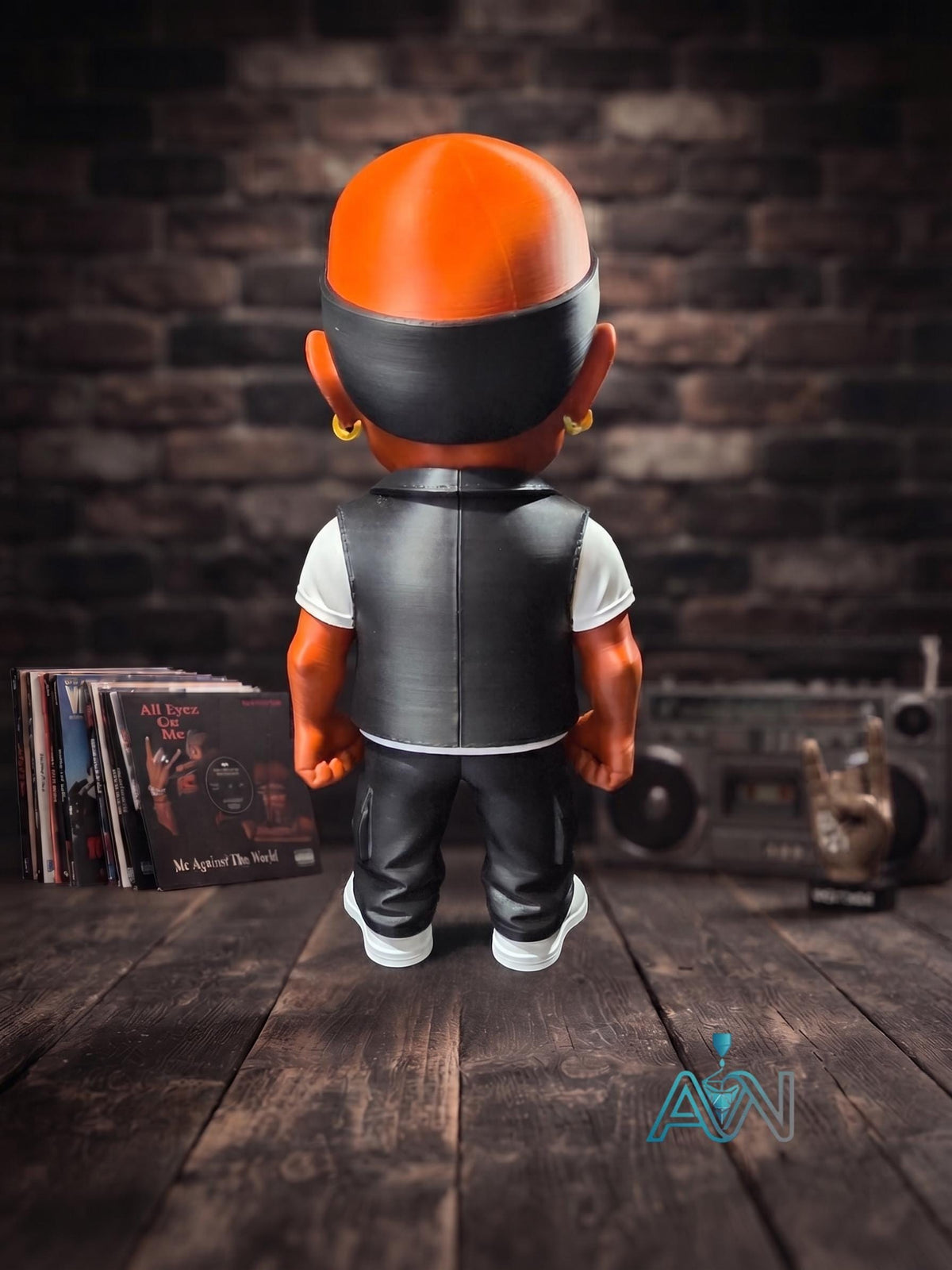 3D Printed Rap Legend Figure