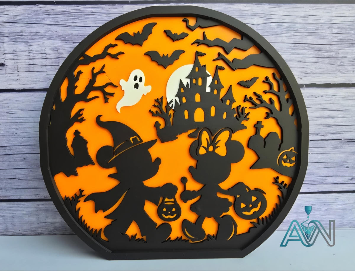 3D Printed Halloween Plaques
