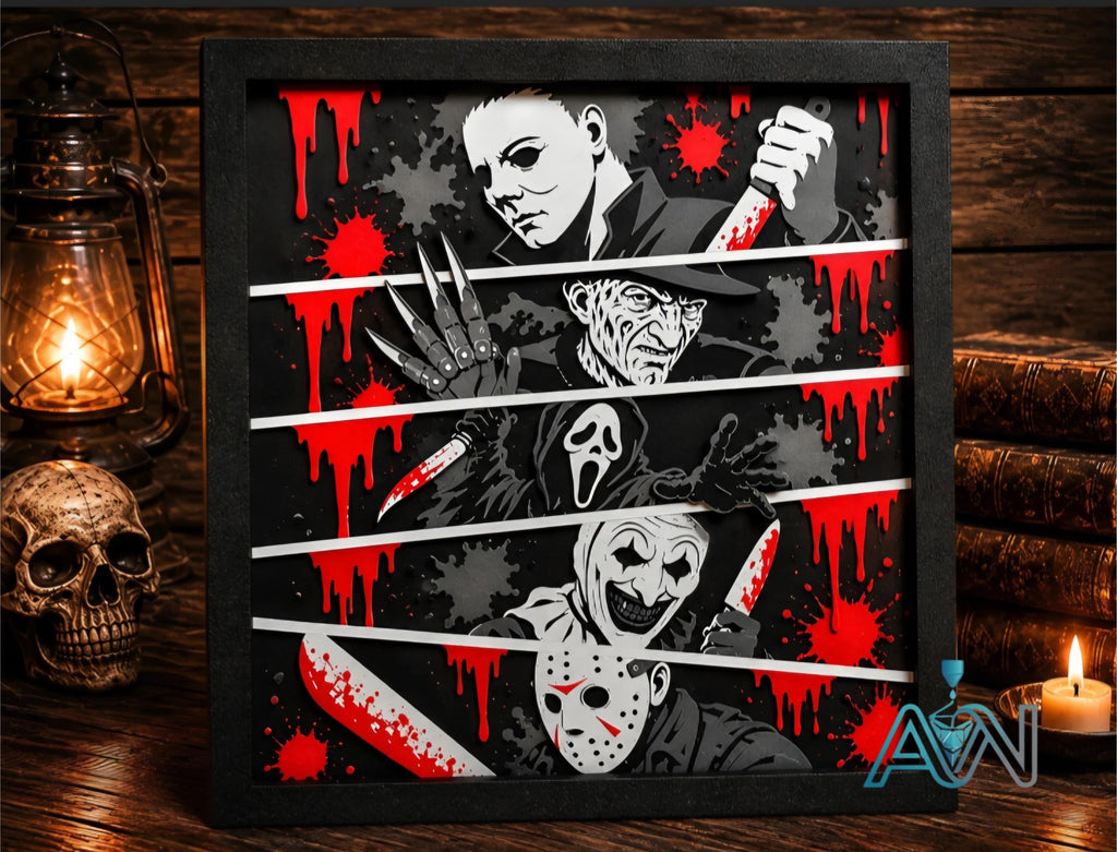 3D Printed Halloween Plaques