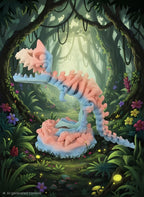 Articulated Pastel T-Rex Skeleton Toy