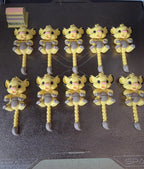 Articulated character Keychain | 3D Printed Wiggling Figure Bag Charm